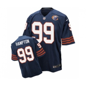 nike nfl jerseys chicago bears #99 Dan Hampton Throwback blue[Elite][Hampton]