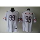 nike nfl jerseys chicago bears #99 mcclellin white[elite]