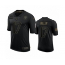 Chicago Bears #17 Anthony Miller Black 2020 Salute To Service Limited Jersey