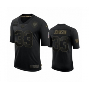 Chicago Bears #33 Jaylon Johnson Black 2020 Salute To Service Limited Jersey