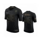 Chicago Bears #98 Bilal Nichols Black 2020 Salute To Service Limited Jersey