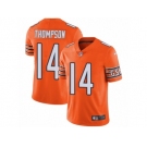 Men Nike Chicago Bears #14 Deonte Thompson Limited Orange Rush Vapor Untouchable NFL Jersey