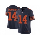 Men Nike Chicago Bears #14 Deonte Thompson Navy Blue Alternate Vapor Untouchable Limited Player NFL Jersey