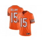 Men Nike Chicago Bears #15 Josh Bellamy Limited Orange Rush Vapor Untouchable NFL Jersey