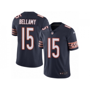 Men Nike Chicago Bears #15 Josh Bellamy Navy Blue Team Color Vapor Untouchable Limited Player NFL Jersey