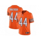 Men Nike Chicago Bears #44 Nick Kwiatkoski Limited Orange Rush Vapor Untouchable NFL Jersey