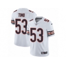 Men Nike Chicago Bears #53 John Timu White Vapor Untouchable Limited Player NFL Jersey