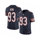 Men Nike Chicago Bears #93 Sam Acho Navy Blue Team Color Vapor Untouchable Limited Player NFL Jersey