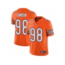 Men Nike Chicago Bears #98 Mitch Unrein Limited Orange Rush Vapor Untouchable NFL Jersey