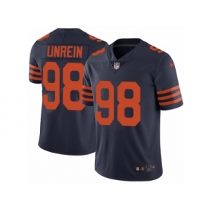 Men Nike Chicago Bears #98 Mitch Unrein Navy Blue Alternate Vapor Untouchable Limited Player NFL Jersey