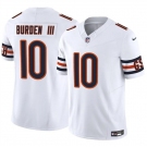 Men's Chicago Bears #10 Luther Burden III White 2025 F.U.S.E. Vapor Untouchable Limited Football Stitched Jersey
