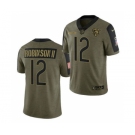 Men's Chicago Bears #12 Allen Robinson II 2021 Olive Salute To Service Limited Stitched Football Jersey