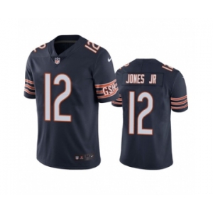 Men's Chicago Bears #12 Velus Jones Jr. Navy Vapor untouchable Limited Stitched Jersey