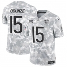 Men's Chicago Bears #15 Rome Odunze 2024 F.U.S.E Arctic Camo Salute To Service Limited Stitched Football Jersey