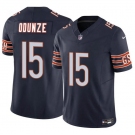 Men's Chicago Bears #15 Rome Odunze Navy 2024 Draft F.U.S.E. Vapor Football Stitched Jersey