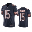 Men's Chicago Bears #15 Rome Odunze Navy 2024 Draft Vapor Football Stitched Jersey