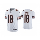 Men's Chicago Bears #18 Jesse James White Vapor untouchable Limited Stitched Football Jersey