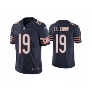 Men's Chicago Bears #19 Equanimeous St. Brown Navy Vapor untouchable Limited Stitched Jersey