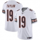 Men's Chicago Bears #19 Tory Taylor White Vapor Football Stitched Jersey