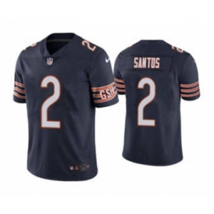 Men's Chicago Bears #2 Cairo Santos Navy Vapor Untouchable Limited Stitched Football Jersey