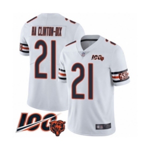 Men's Chicago Bears #21 Ha Clinton-Dix White Vapor Untouchable Limited Player 100th Season Football Jersey