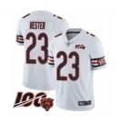 Men's Chicago Bears #23 Devin Hester White Vapor Untouchable Limited Player 100th Season Football Jersey