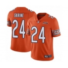 Men's Chicago Bears #24 Buster Skrine Orange Alternate 100th Season Limited Football Jersey