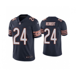 Men's Chicago Bears #24 Khalil Herbert Navy Vapor Untouchable Limited Stitched Football Jersey