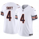 Men's Chicago Bears #4 D’Andre Swift White 2023 F.U.S.E. Vapor Football Stitched Jersey