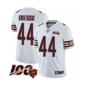 Men's Chicago Bears #44 Nick Kwiatkoski White Vapor Untouchable Limited Player 100th Season Football Jersey