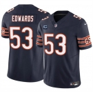 Men's Chicago Bears #53 T.J. Edwards Navy 2024 F.U.S.E. With 1-star C Patch Vapor Untouchable Limited Football Stitched Jersey