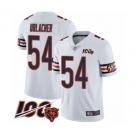 Men's Chicago Bears #54 Brian Urlacher White Vapor Untouchable Limited Player 100th Season Football Jersey