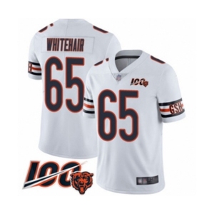 Men's Chicago Bears #65 Cody Whitehair White Vapor Untouchable Limited Player 100th Season Football Jersey