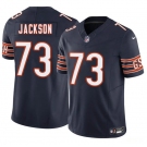 Men's Chicago Bears #73 Jonah Jackson Navy 2025 F.U.S.E. Vapor Football Stitched Jersey