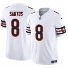 Men's Chicago Bears #8 Cairo Santos White 2025 F.U.S.E. Vapor Untouchable Limited Stitched Football Jersey