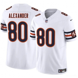 Men's Chicago Bears #80 Maurice Alexander White 2025 F.U.S.E. Vapor Football Stitched Jersey