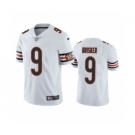 Men's Chicago Bears #9 Jaquan Brisker White Vapor untouchable Limited Stitched Jersey