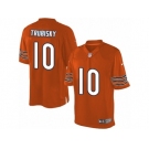 Men's Nike Chicago Bears #10 Mitchell Trubisky Limited Orange Alternate NFL Jersey