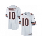 Men's Nike Chicago Bears #10 Mitchell Trubisky Limited White NFL Jersey