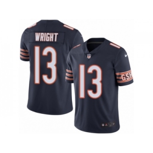 Men's Nike Chicago Bears #13 Kendall Wright Vapor Untouchable Limited Navy Blue Team Color NFL Jersey