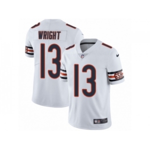 Men's Nike Chicago Bears #13 Kendall Wright Vapor Untouchable Limited White NFL Jersey