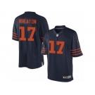 Men's Nike Chicago Bears #17 Markus Wheaton Limited Navy Blue 1940s Throwback Alternate NFL Jersey