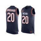 Men's Nike Chicago Bears #20 Prince Amukamara Limited Navy Blue Player Name & Number Tank Top NFL Jersey