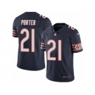 Men's Nike Chicago Bears #21 Tracy Porter Limited Navy Blue Rush NFL Jersey