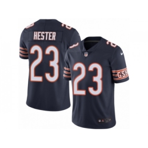 Men's Nike Chicago Bears #23 Devin Hester Limited Navy Blue Rush NFL Jersey