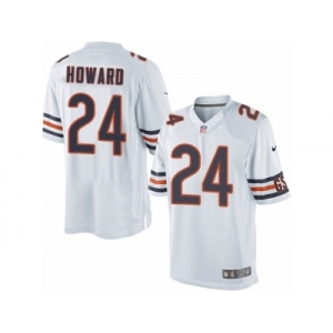 Men's Nike Chicago Bears #24 Jordan Howard Limited White NFL Jersey