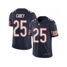 Men's Nike Chicago Bears #25 Ka'Deem Carey Limited Navy Blue Rush NFL Jersey