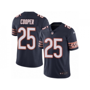 Men's Nike Chicago Bears #25 Marcus Cooper Limited Navy Blue Rush NFL Jersey