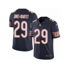 Men's Nike Chicago Bears #29 Harold Jones-Quartey Limited Navy Blue Rush NFL Jersey