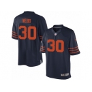 Men's Nike Chicago Bears #30 B.W. Webb Limited Navy Blue 1940s Throwback Alternate NFL Jersey